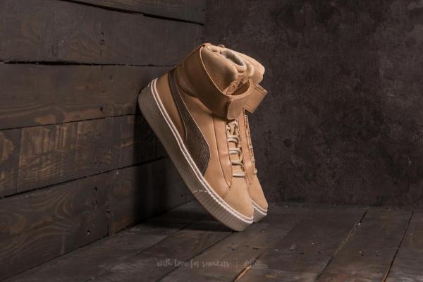 Puma Basket Platform Mid Up Wn's Natural Vachetta-Birch
