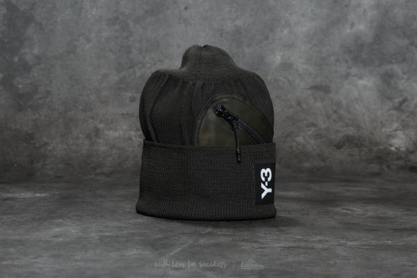Y-3 Pocket Beanie Black/ Olive
