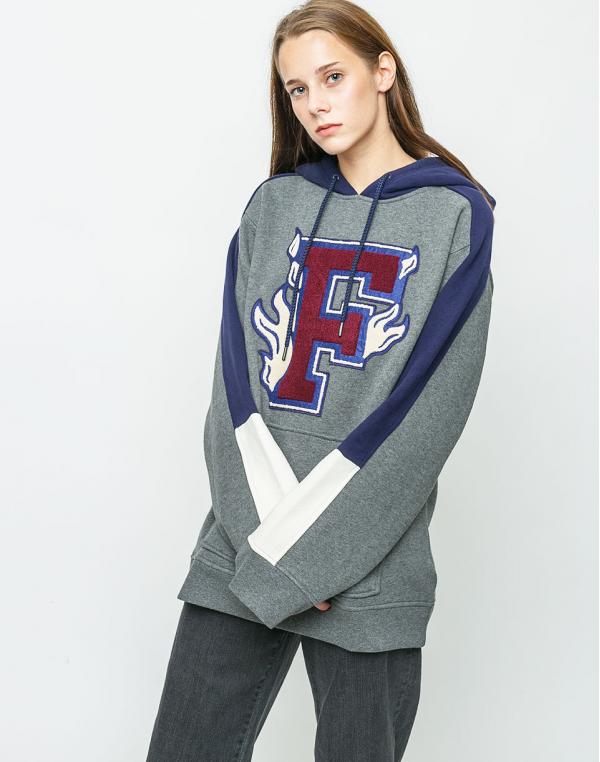 Puma Fenty Hooded Panel Charcoal Heather M