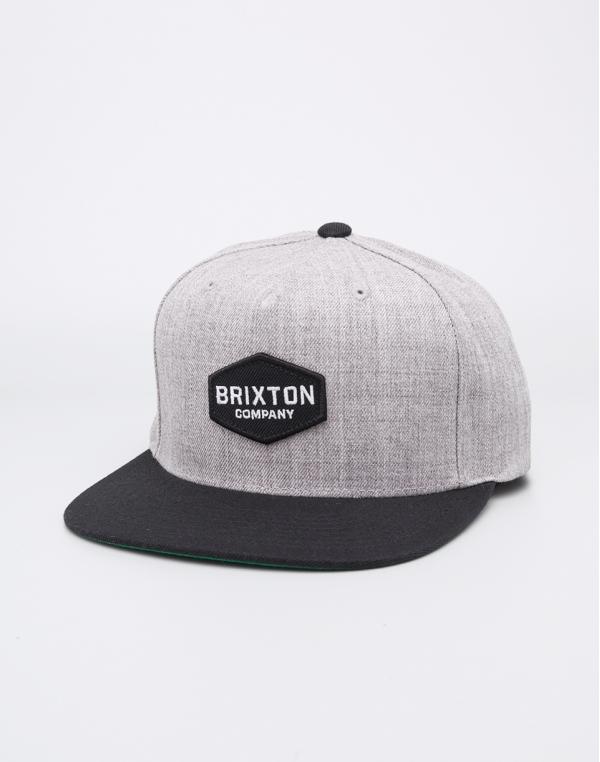 Brixton Obtuse Light Heather Grey/Black