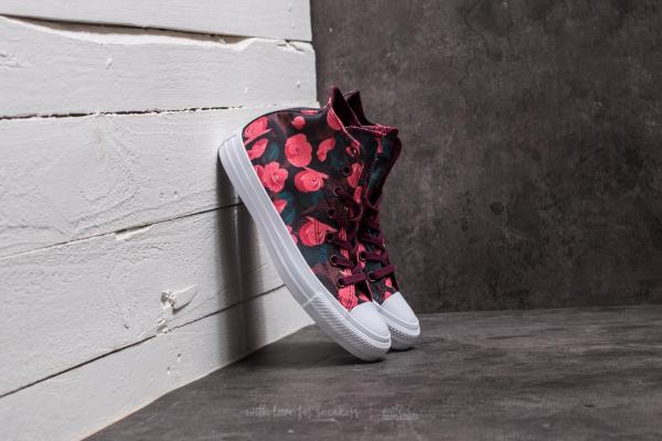 Converse Chuck Taylor All Star Hi Dark Sangria/ Pink/ White
