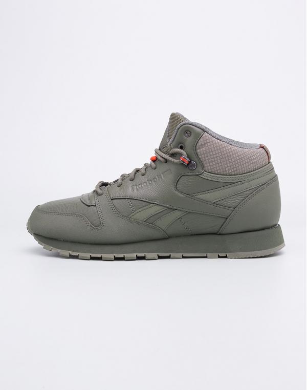 Reebok Classic Leather Mid TWD Hunter Green/Stone Grey 42