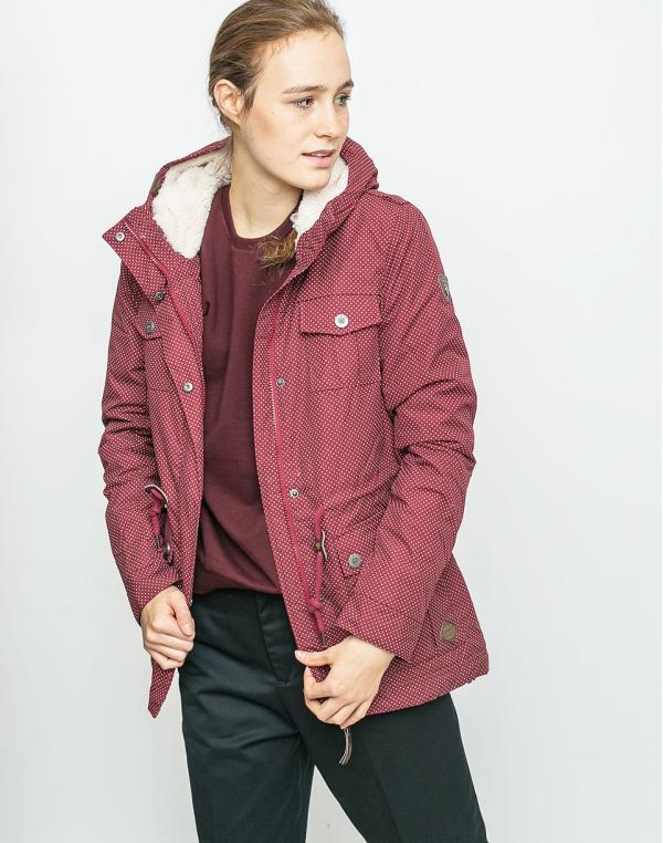 Bunda Ragwear Laika Minidots Wine Red