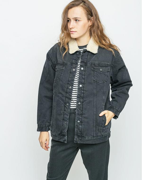 Bunda Carhartt WIP Trucker Black stone washed