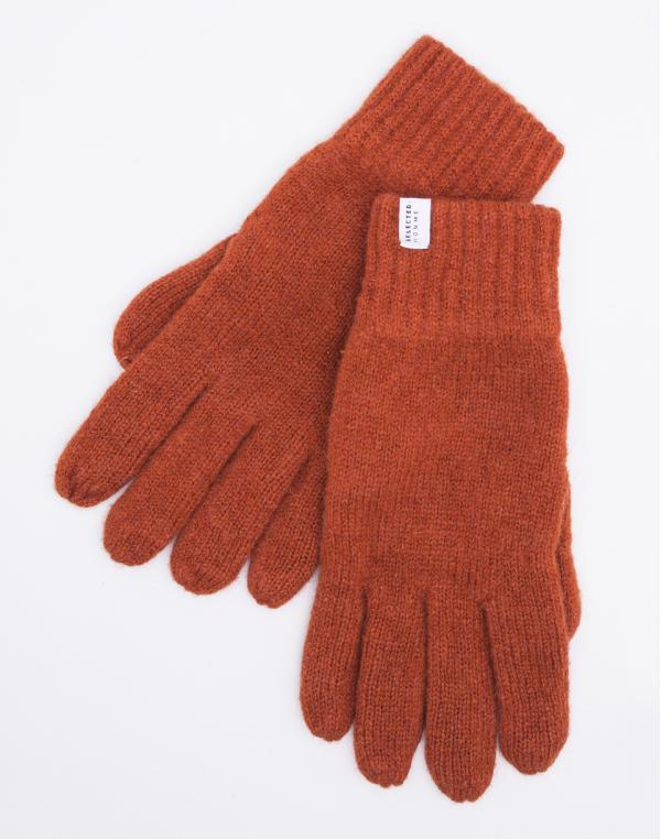 Rukavice Selected Wool Glove Glazed Ginger