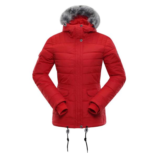 ALPINE PRO ICYBA 3 ORANŽOVÁ / ČERVENÁ Dámská Bunda L
