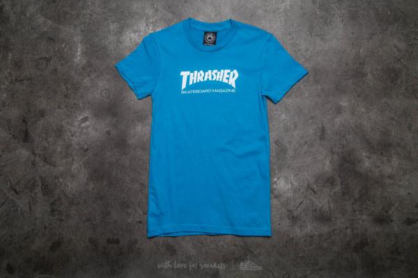 Thrasher Mag Logo Shortsleeve Girls T-Shirt Teal Blue