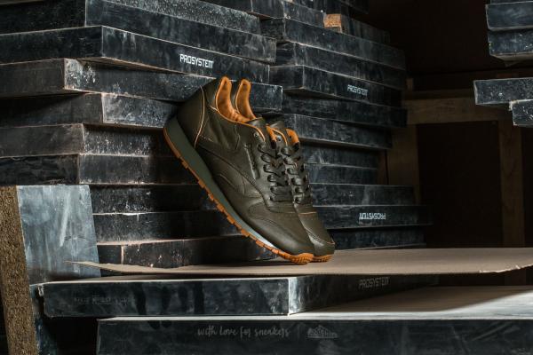 Reebok Classic Leather Kendrick Kids Olive Night/ Gum