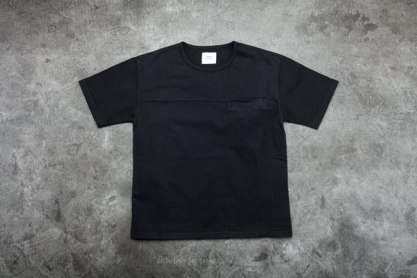 STAMPD Hillside Elongated Field Pocket Shirtgated Tee Black