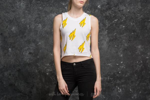 Cheap Monday Bolts Shield Tank White