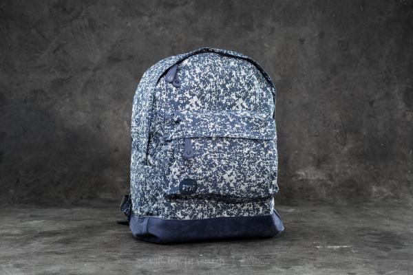 Mi-Pac Denim Splatter Backpack Indigo/ Silver