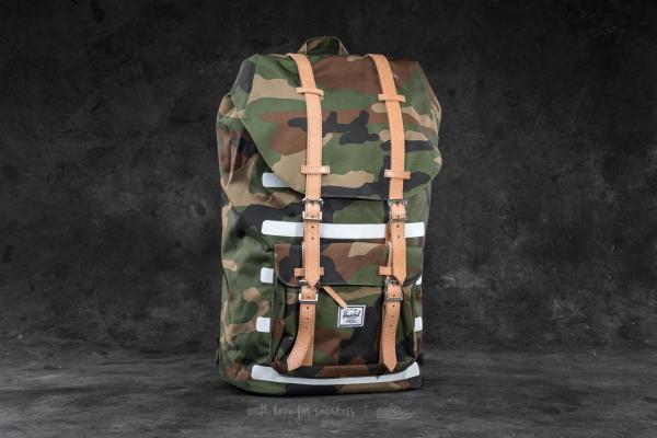 Herschel Supply Co. Little America Backpack Woodland Camo Stripe