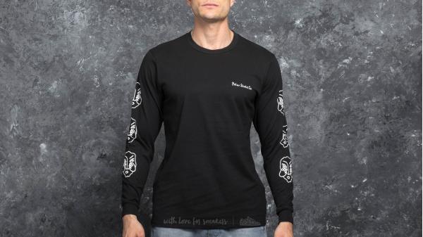 Polar Skate Co. Three Faces Longsleeve Tee Black