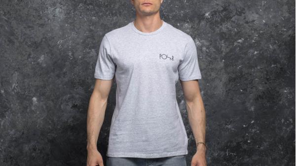 Polar Skate Co. Fill Logo Tee Sports Grey