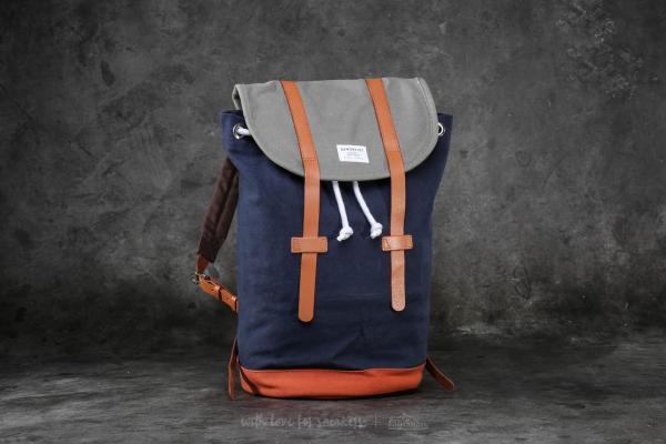 Sandqvist Stig Backpack Multi Blue/ Grey