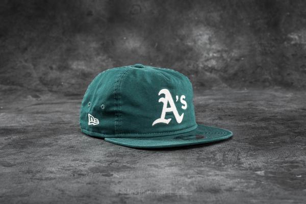 New Era 9Fifty Chain Stitch Oakland Athletics Cap Dark Green