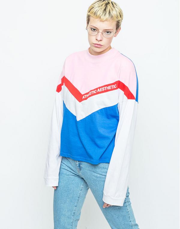 Triko The Ragged Priest Aesthetic Blue/White/Pink/Blue/Red
