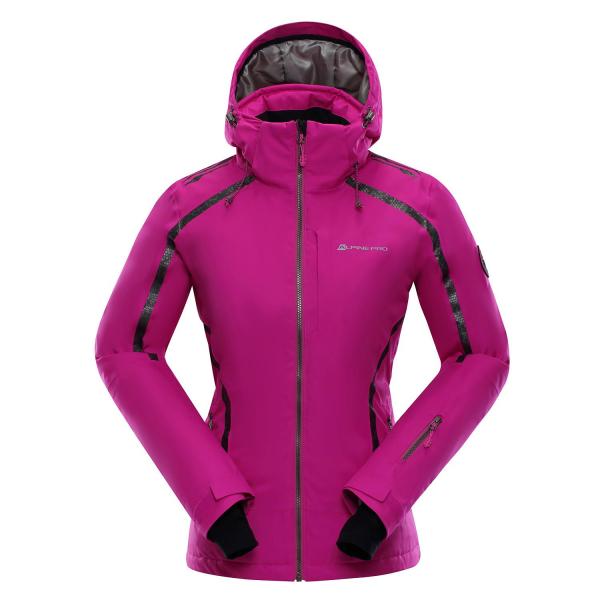 ALPINE PRO MIKAERA 2 RŮŽOVÁ / FIALOVÁ Dámská Bunda XL