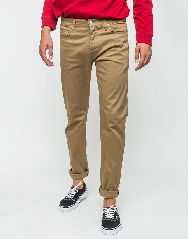 Kalhoty Carhartt WIP Klondike Leather rinsed