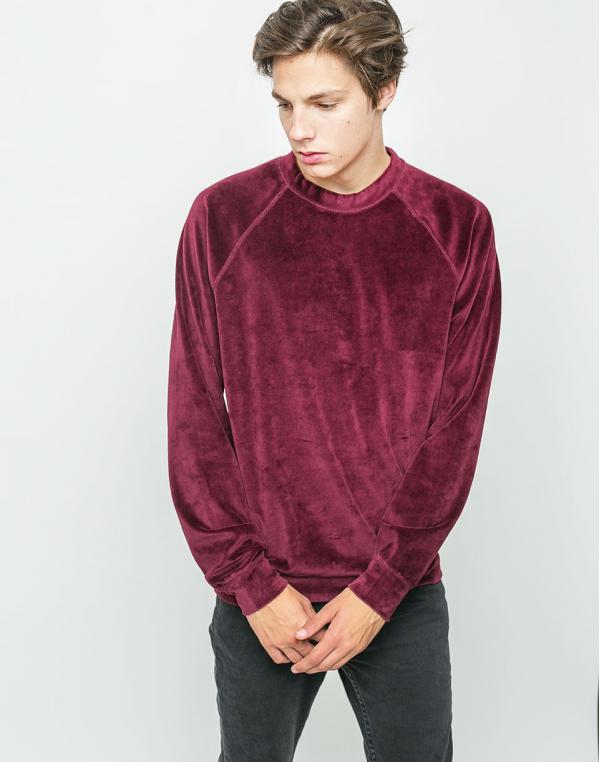 Mikina Thinking MU Red Velvet RED