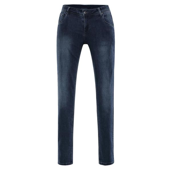 ALPINE PRO PAMPA 2 MODRÁ / TYRKYSOVĚ MODRÁ Dámské Kalhoty - jeans 38