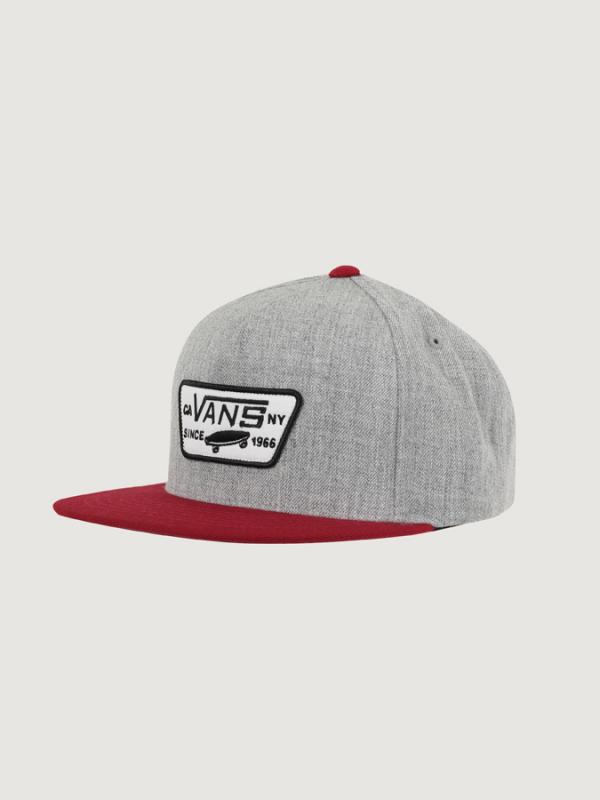 Kšiltovka Vans MN FULL PATCH SNAPBA Heather Grey Šedá