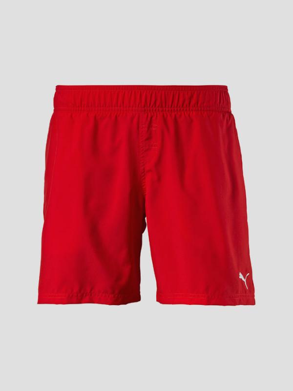 Kraťasy Puma ACTIVE Cat Logo Beach Shorts M  red Červená