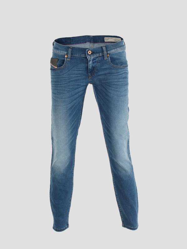 Džíny Diesel GRUPEE-ANKLE L.32 PANTALONI Modrá