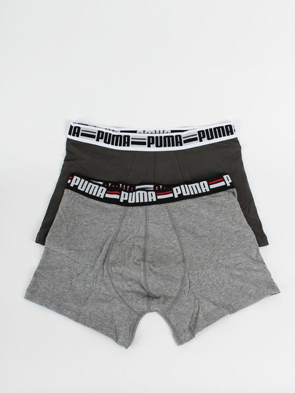 Boxerky Puma BRAND BOXER 2 Pack drizzle me Barevná