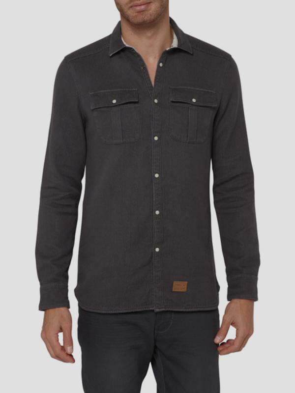 Košile O´Neill LM VIOLATOR SOLID FLANNEL Šedá