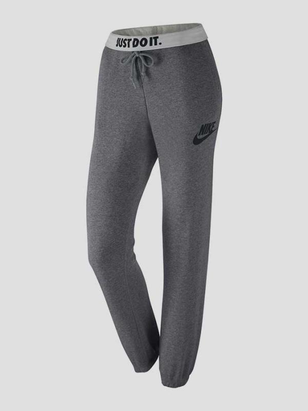 Tepláky Nike RALLY PANT-REGULAR Šedá
