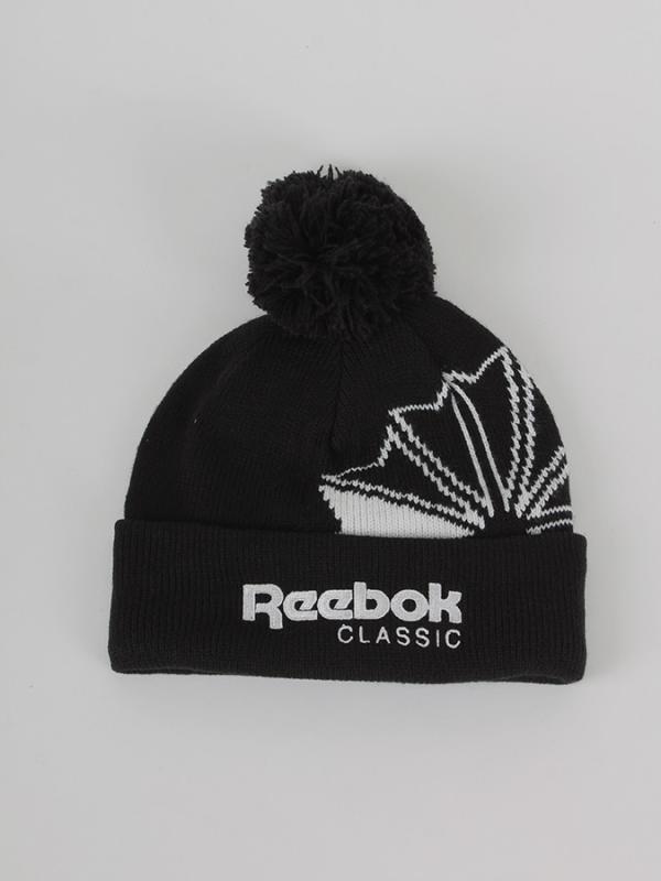 Čepice Reebok Classic CL FO BEANIE Černá