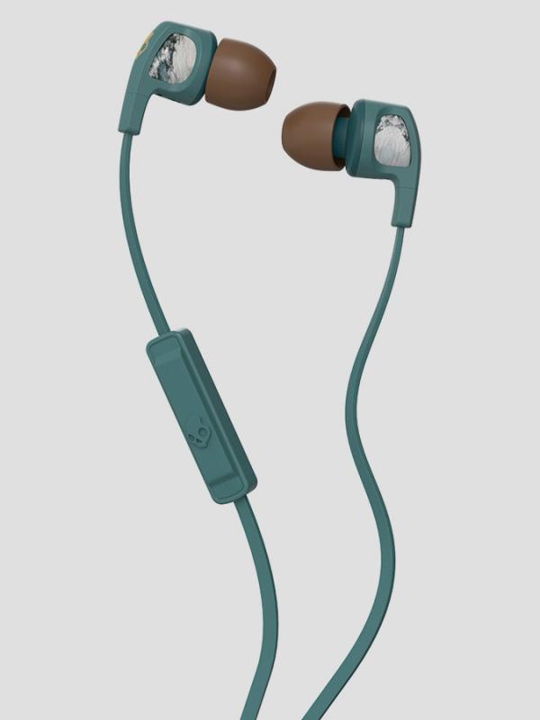 Sluchátka Skullcandy DIME Teal/Coral/Gold Mic 1 Zelená