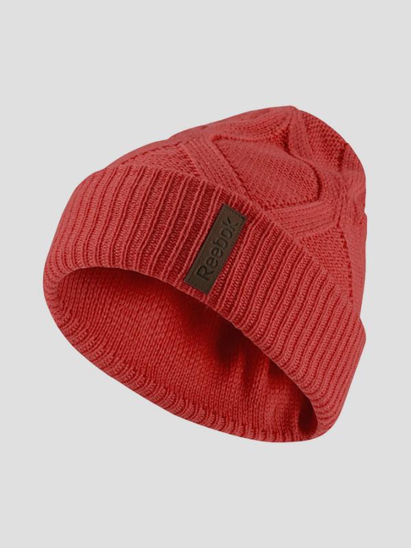 Čepice Reebok Classic SE W CABLE BEANIE Červená