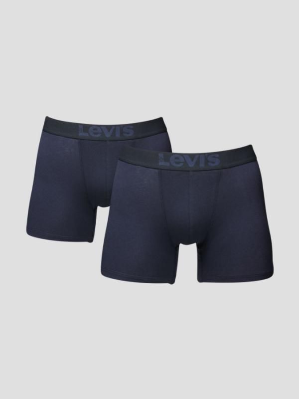 Boxerky LEVI'S 200Sf Boxer Brief 2 Pack Modrá
