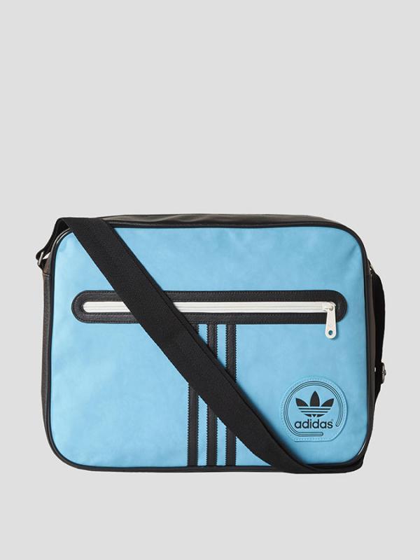 Taška adidas Originals AIRLINER SUEDE Modrá