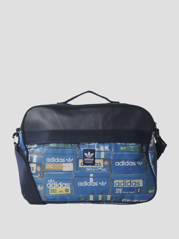 Taška adidas Originals AIRLINER SHOEBO Modrá