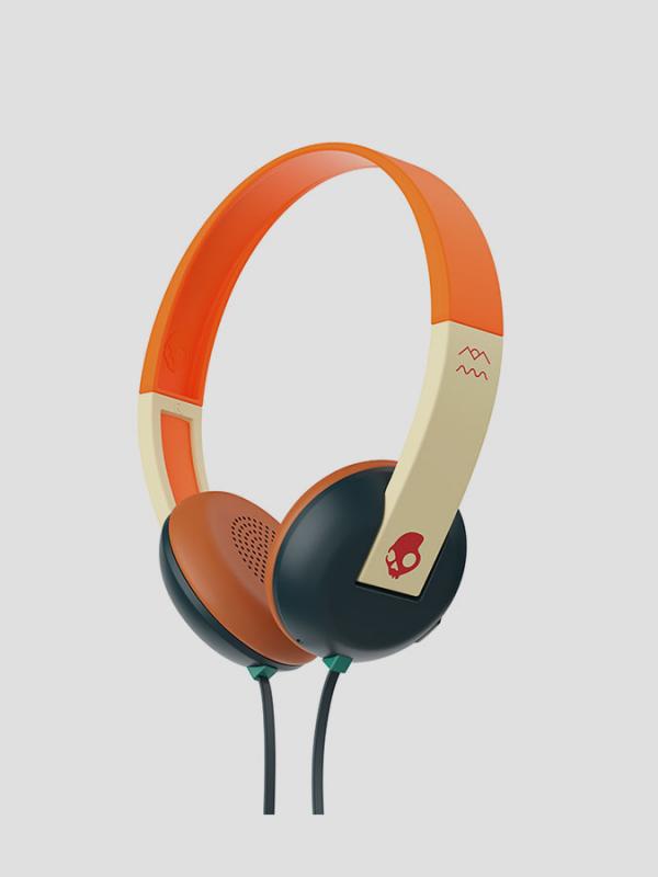 Sluchátka Skullcandy UPROAR ON-EAR W/TAP TECH Oranžová