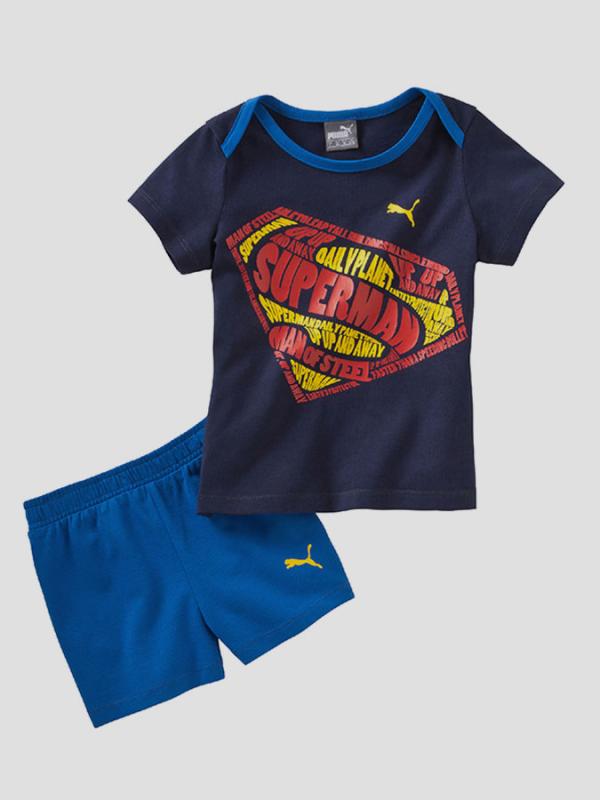 Souprava Puma FUN Superbaby Set peacoat-princess blue Modrá