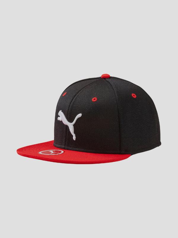 Kšiltovka Puma ESS StretchFit Flatbrim Cap black Černá