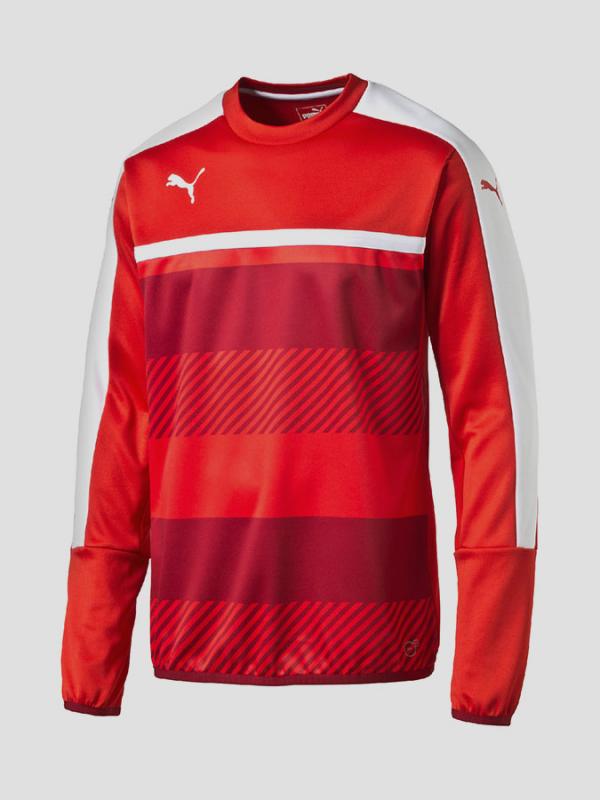 Mikina Puma Veloce Training Sweat red Červená