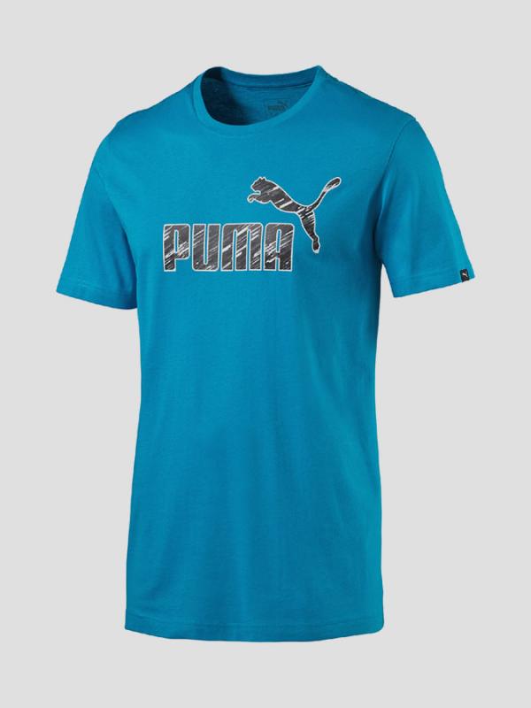 Tričko Puma FUN KA Tee atomic blue Modrá