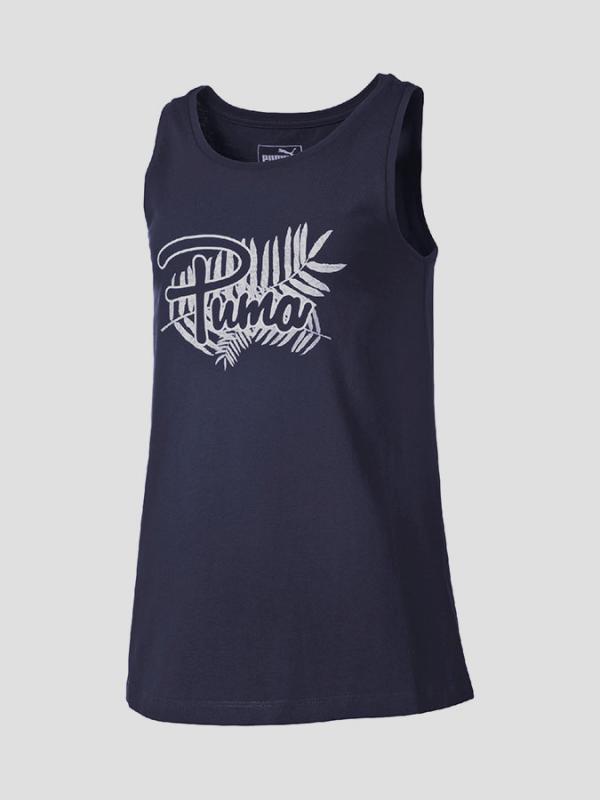Tílko Puma FUN IND Tank G (Q2) peacoat Modrá