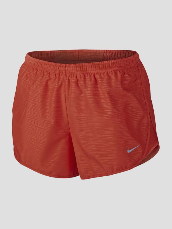 Šortky Nike MODERN EMBOSSED TEMPO SHORT Oranžová