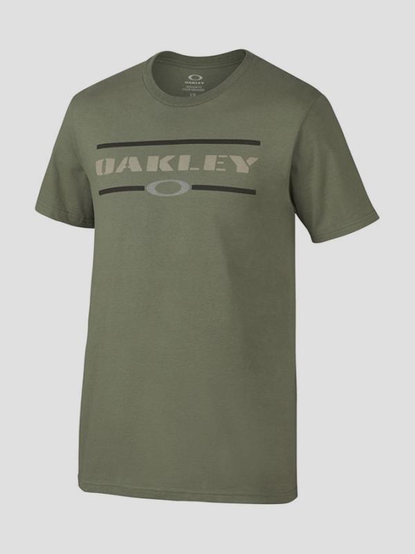 Tričko Oakley STACKER TEE Hnědá