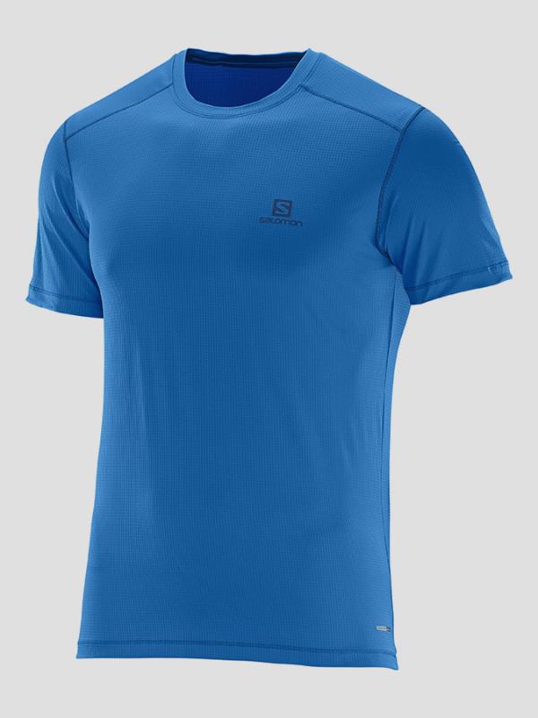 Tričko Salomon COSMIC SS TEE M Modrá