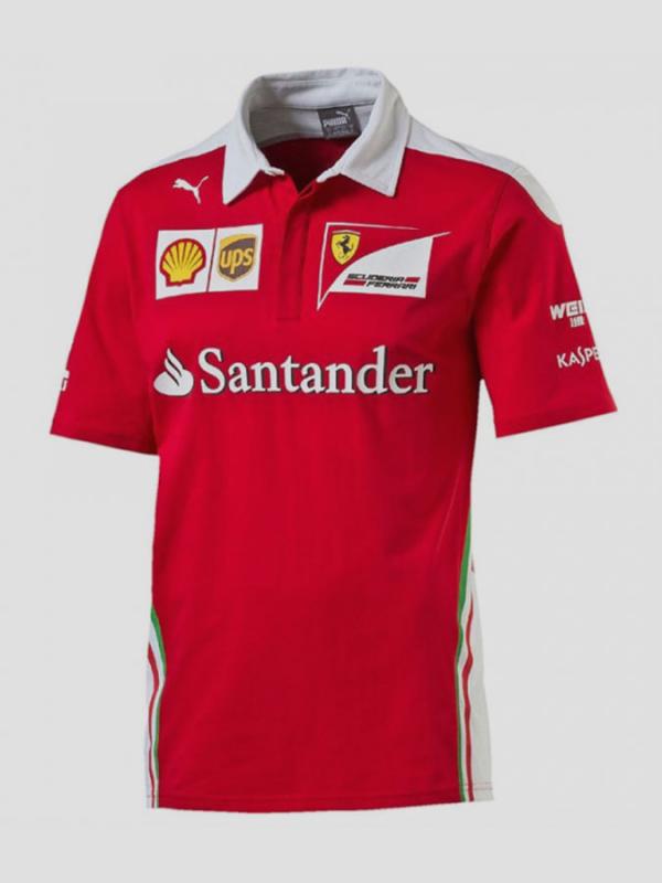 Tričko Puma SF Team Polo rosso corsa Červená