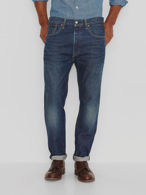 Džíny LEVI'S 501 Customized & Tapered Modrá