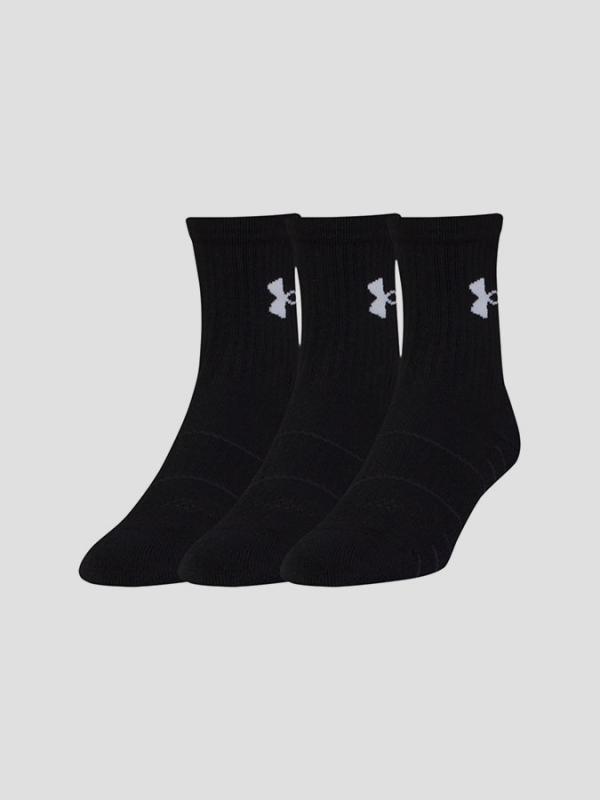 Ponožky Under Armour Performance Mid Crew 3 Pack Černá