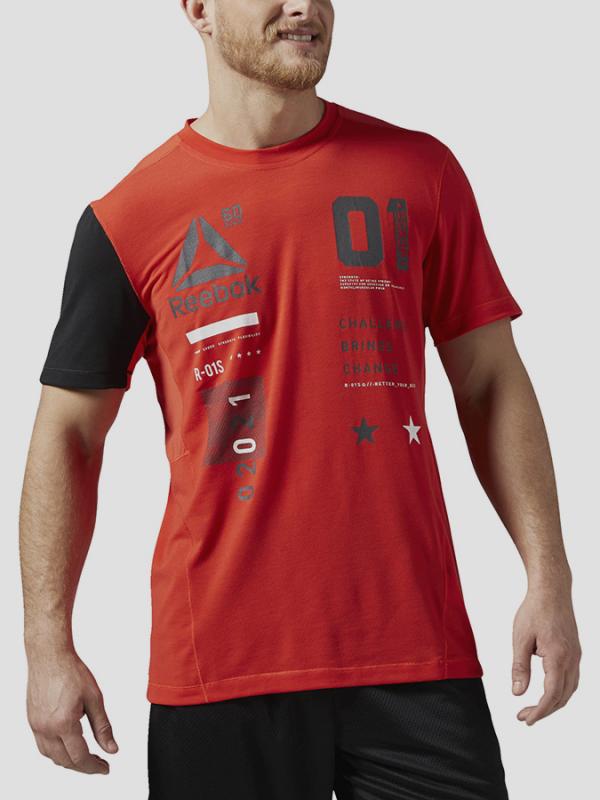 Tričko Reebok OS ACTIV GRPH TOP Červená